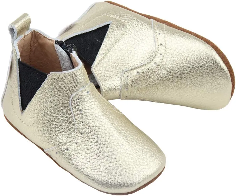 Liv & Leo Chelsea Oxford Bootie 100% Genuine Leather
