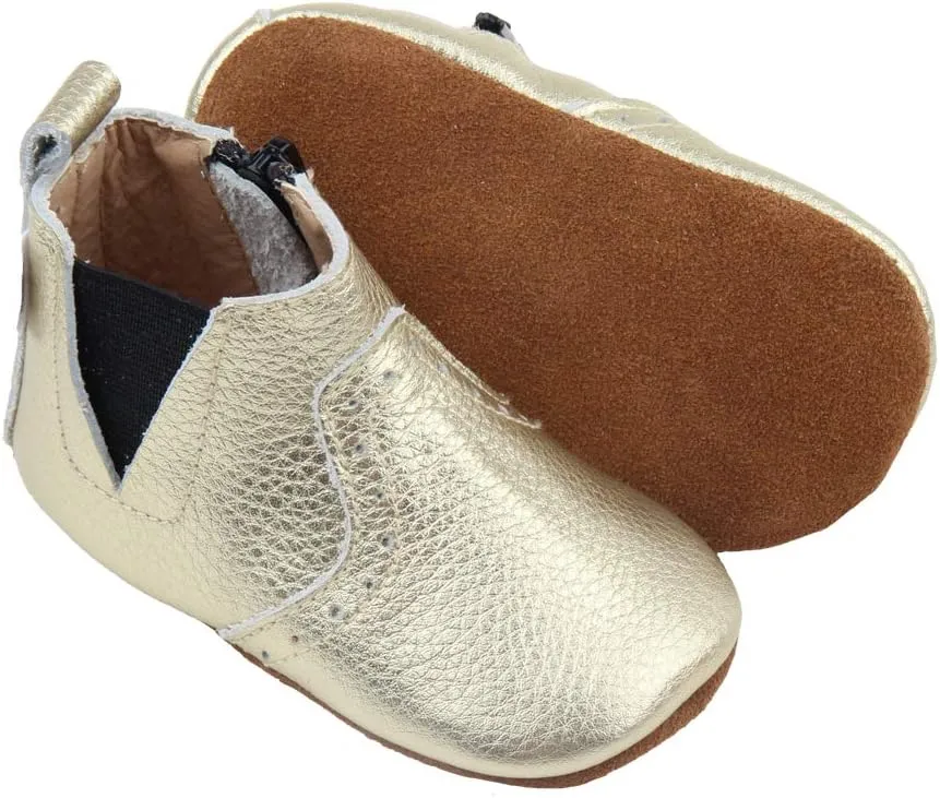Liv & Leo Chelsea Oxford Bootie 100% Genuine Leather