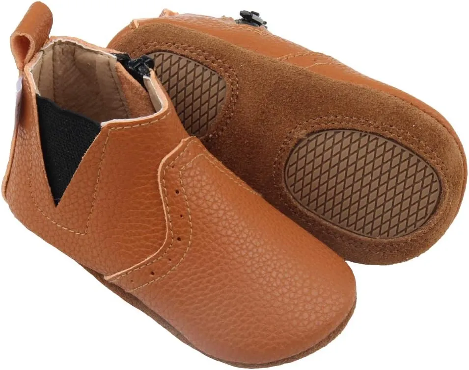 Liv & Leo Chelsea Oxford Bootie 100% Genuine Leather