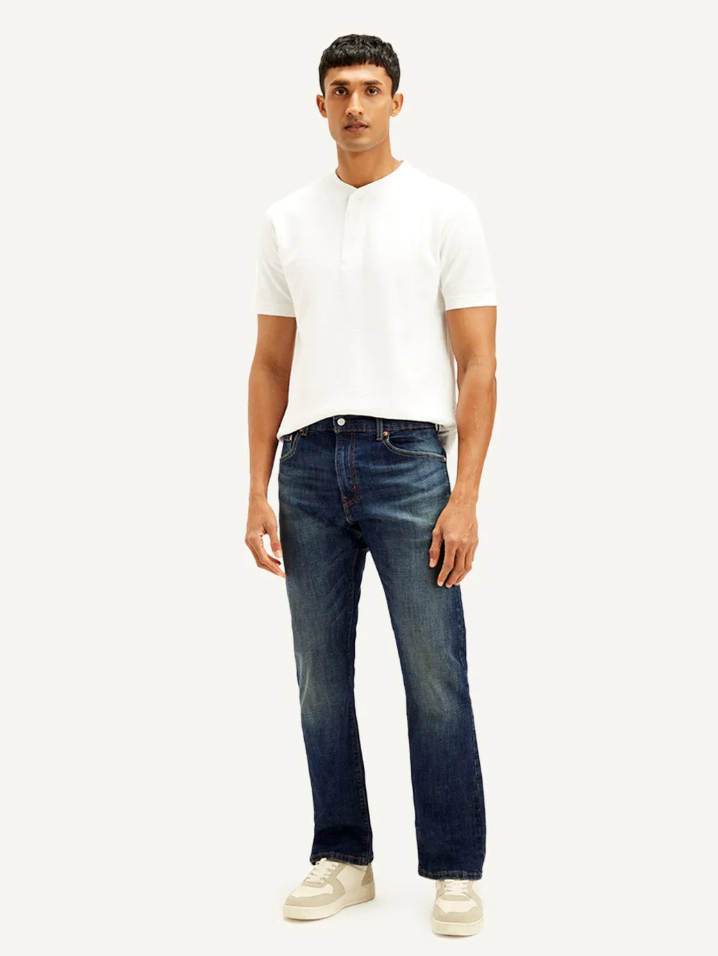 Men's 517 Dark Blue Bootcut Jeans