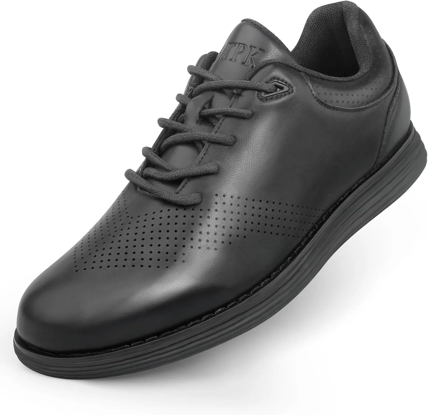 Men's Fashion Dress Sneakers Casual Walking Shoes Business Oxfords Comfortable Lightweight Breathable Tennis Lace-Up Mesh/Leather