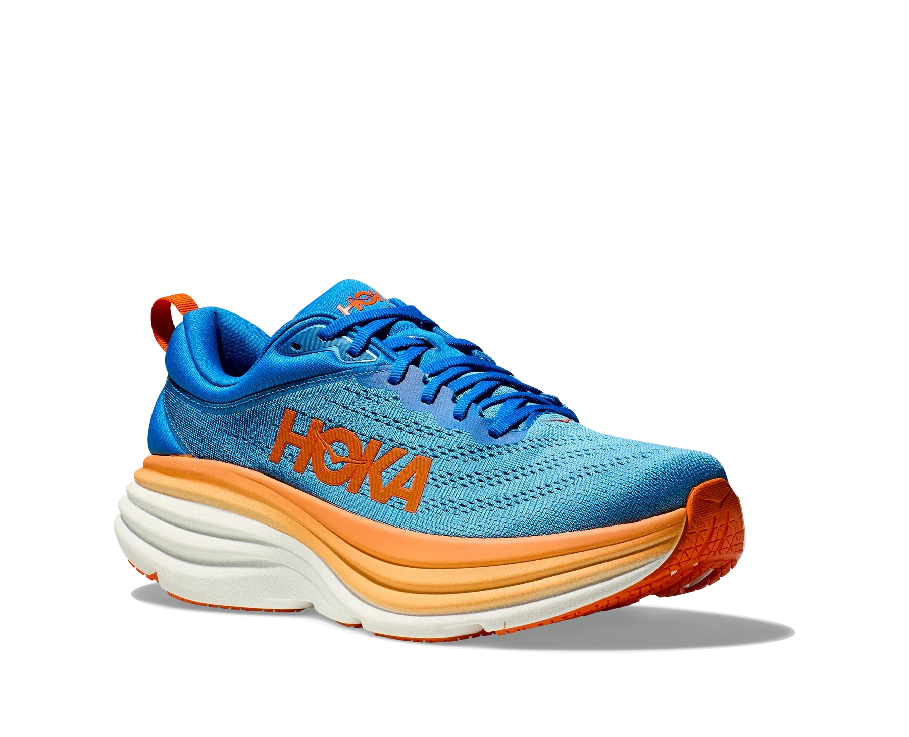 MEN'S HOKA BONDI 8 | COASTAL SKY / VIBRANT ORANGE