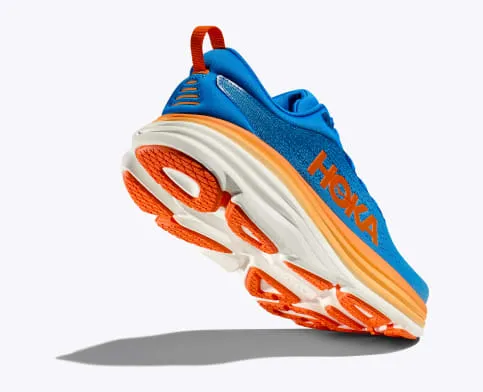 MEN'S HOKA BONDI 8 | COASTAL SKY / VIBRANT ORANGE