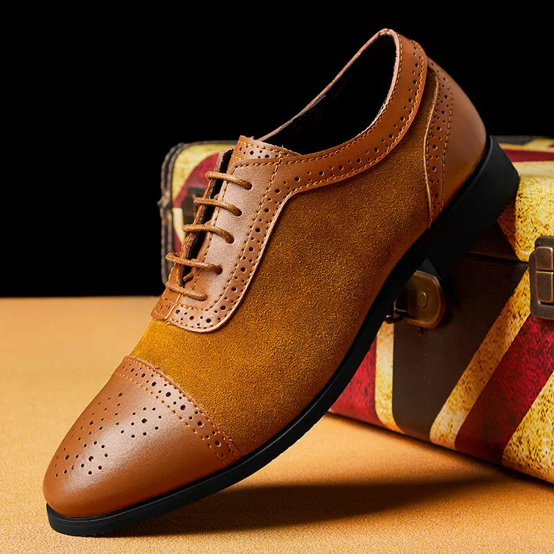 Men's Quality Patent Lace Up Leather Shoes