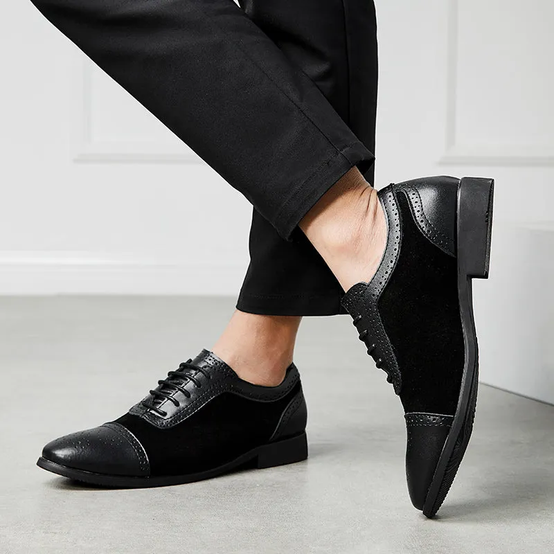 Men's Quality Patent Lace Up Leather Shoes