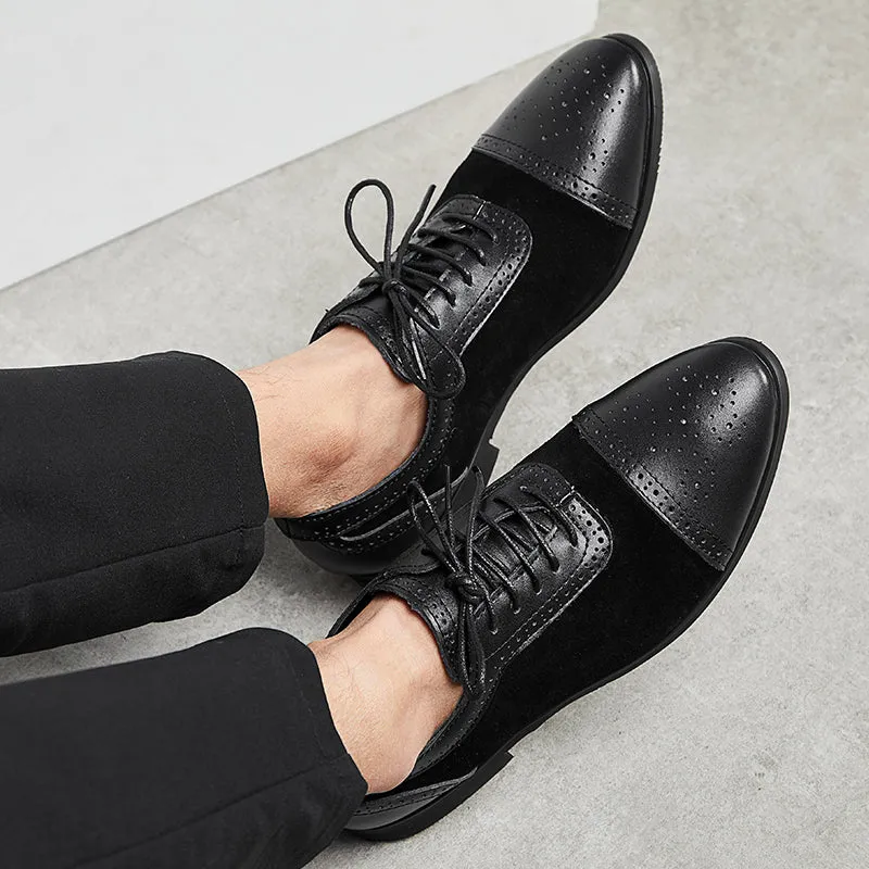 Men's Quality Patent Lace Up Leather Shoes