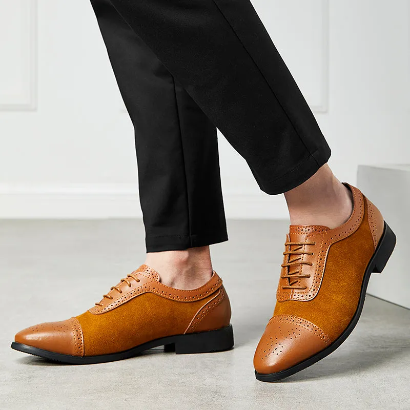 Men's Quality Patent Lace Up Leather Shoes