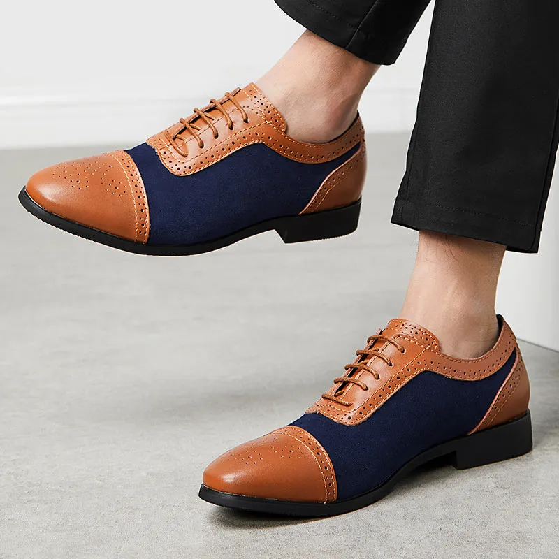 Men's Quality Patent Lace Up Leather Shoes