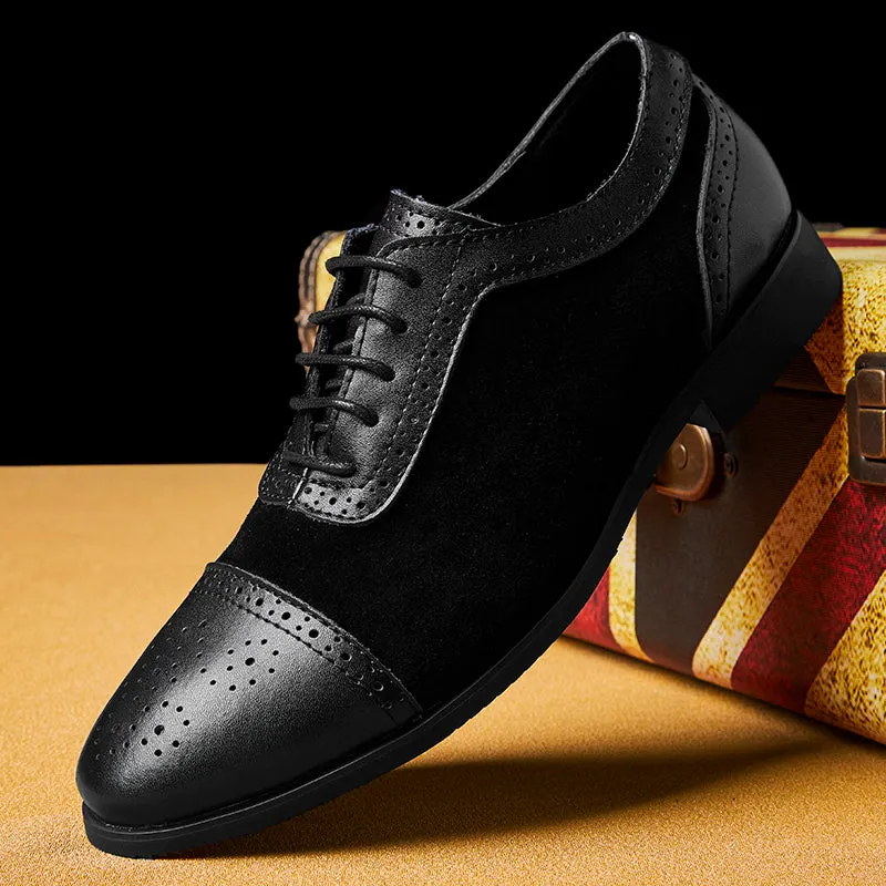 Men's Quality Patent Lace Up Leather Shoes