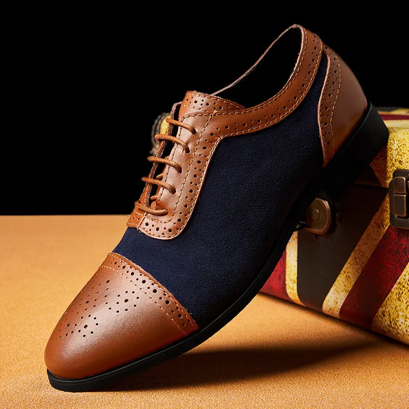 Men's Quality Patent Lace Up Leather Shoes
