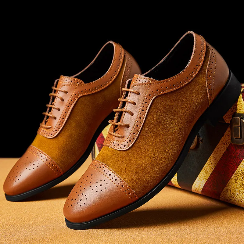 Men's Quality Patent Lace Up Leather Shoes