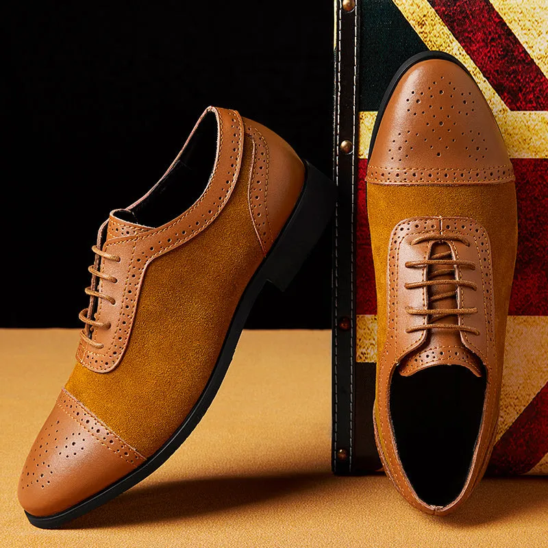 Men's Quality Patent Lace Up Leather Shoes