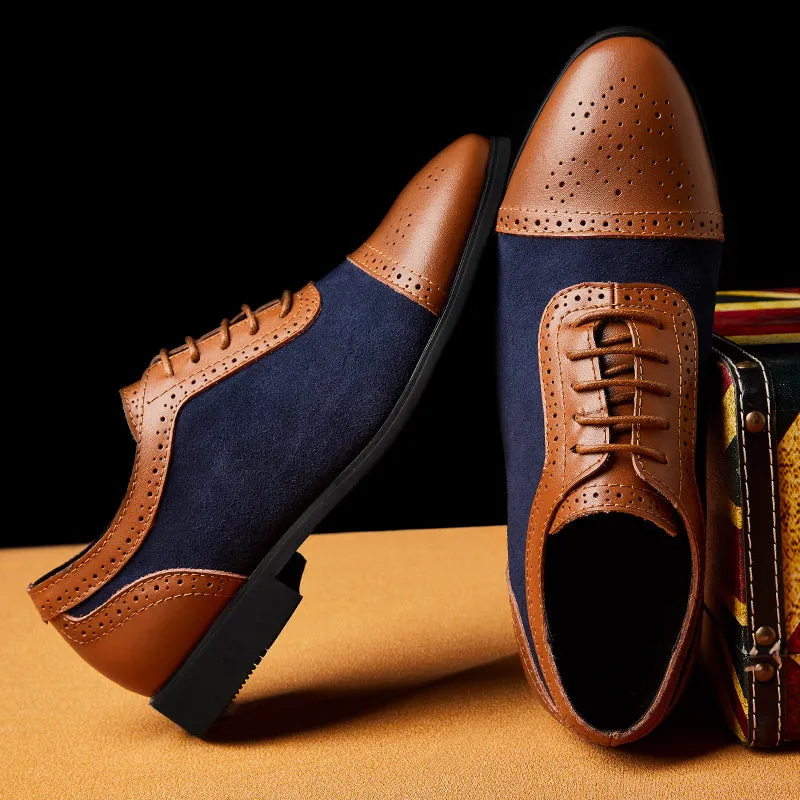 Men's Quality Patent Lace Up Leather Shoes