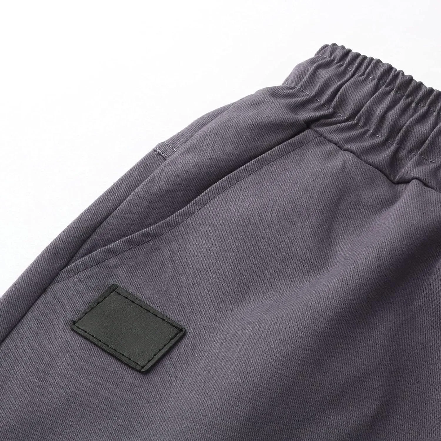 Mens Workout Cargo Sweatpants Pants Pockets Men's Pants Mens Active Athletic Sweatpants Fleece Open Bottom Drawstring