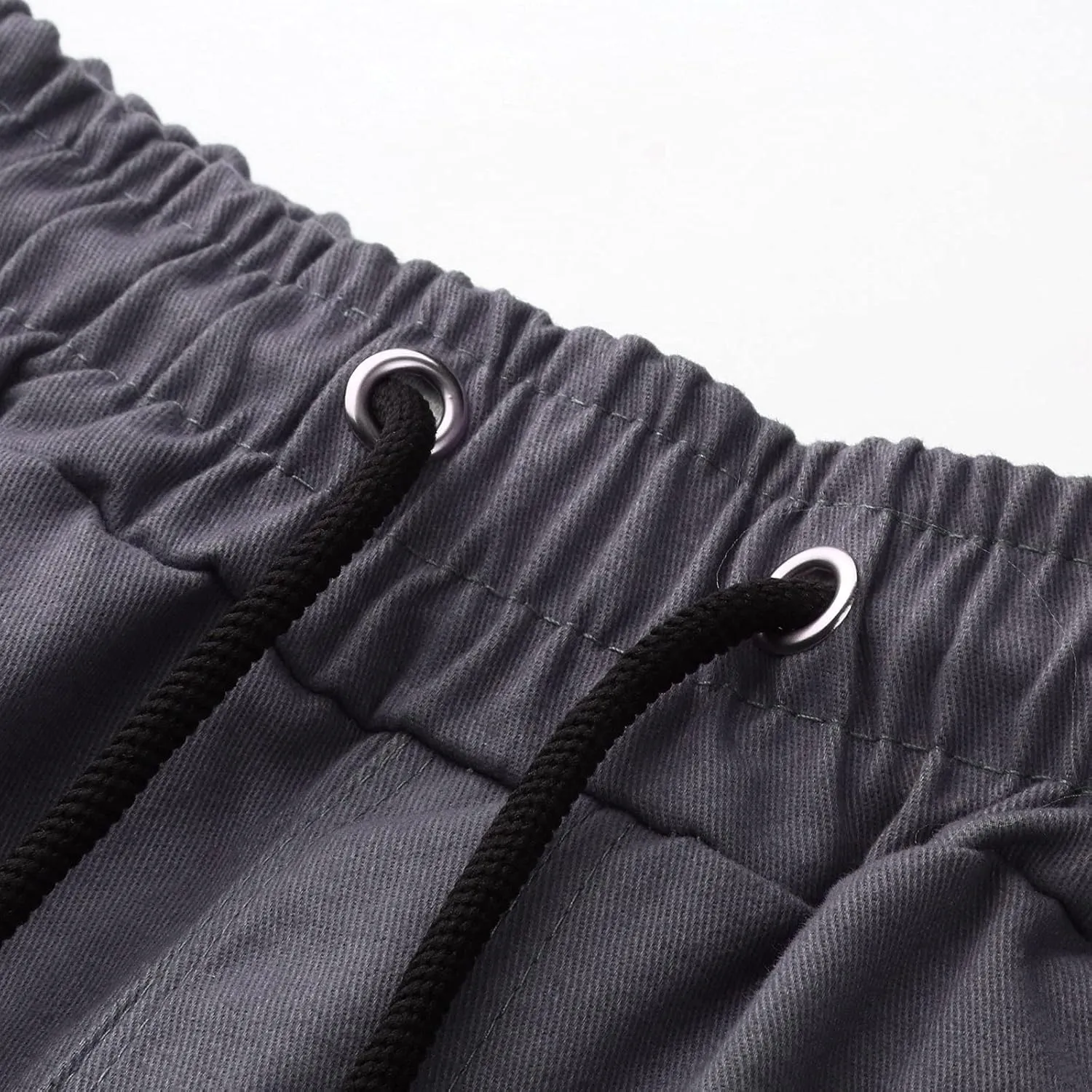 Mens Workout Cargo Sweatpants Pants Pockets Men's Pants Mens Active Athletic Sweatpants Fleece Open Bottom Drawstring