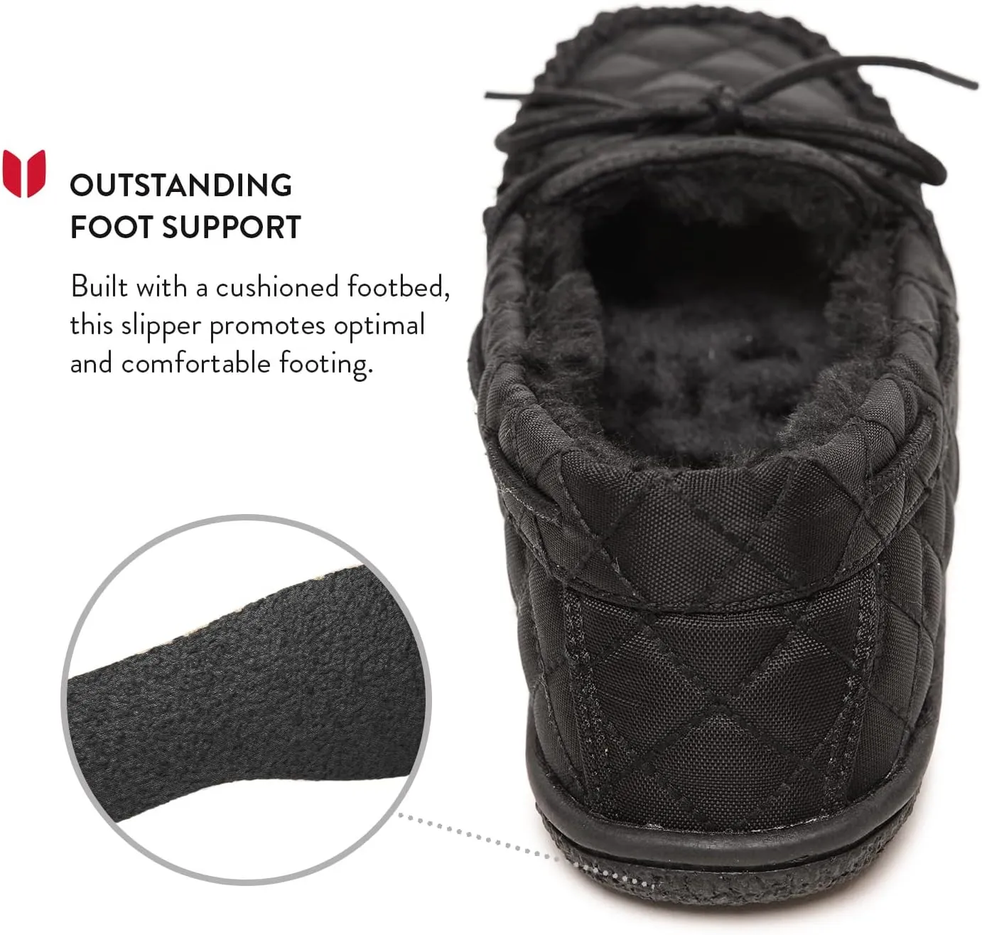 Minnetonka Women??s Camp Tie Moc ?? Cozy, Suede Moccasin Slippers for Women with Plush Pile Lining, Cushioned Footbed, and Durable Sole for Indoor & Outdoor Comfort