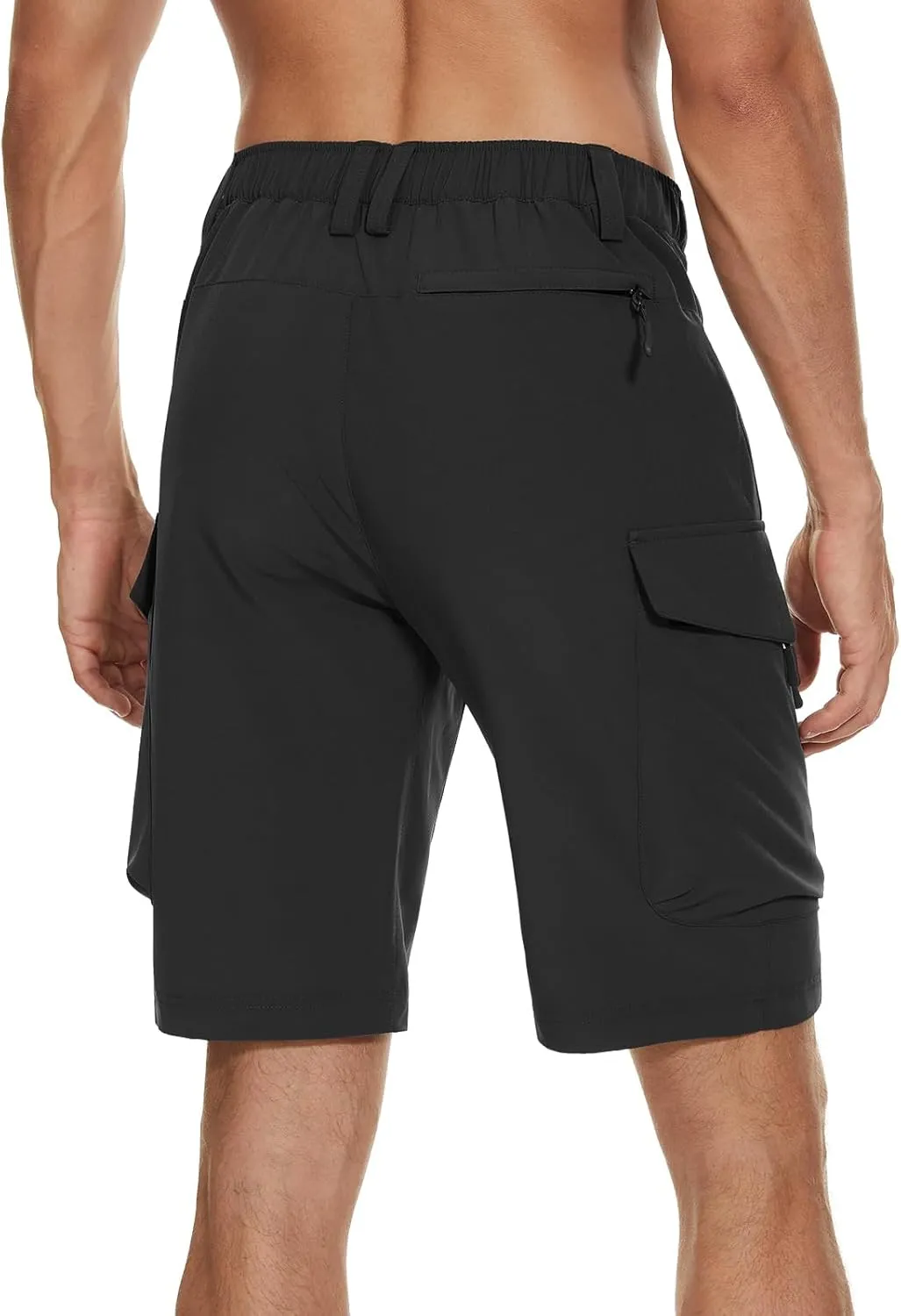 Moosehill Men's Hiking Cargo Shorts with 7 Pockets Quick Dry for Casual Work