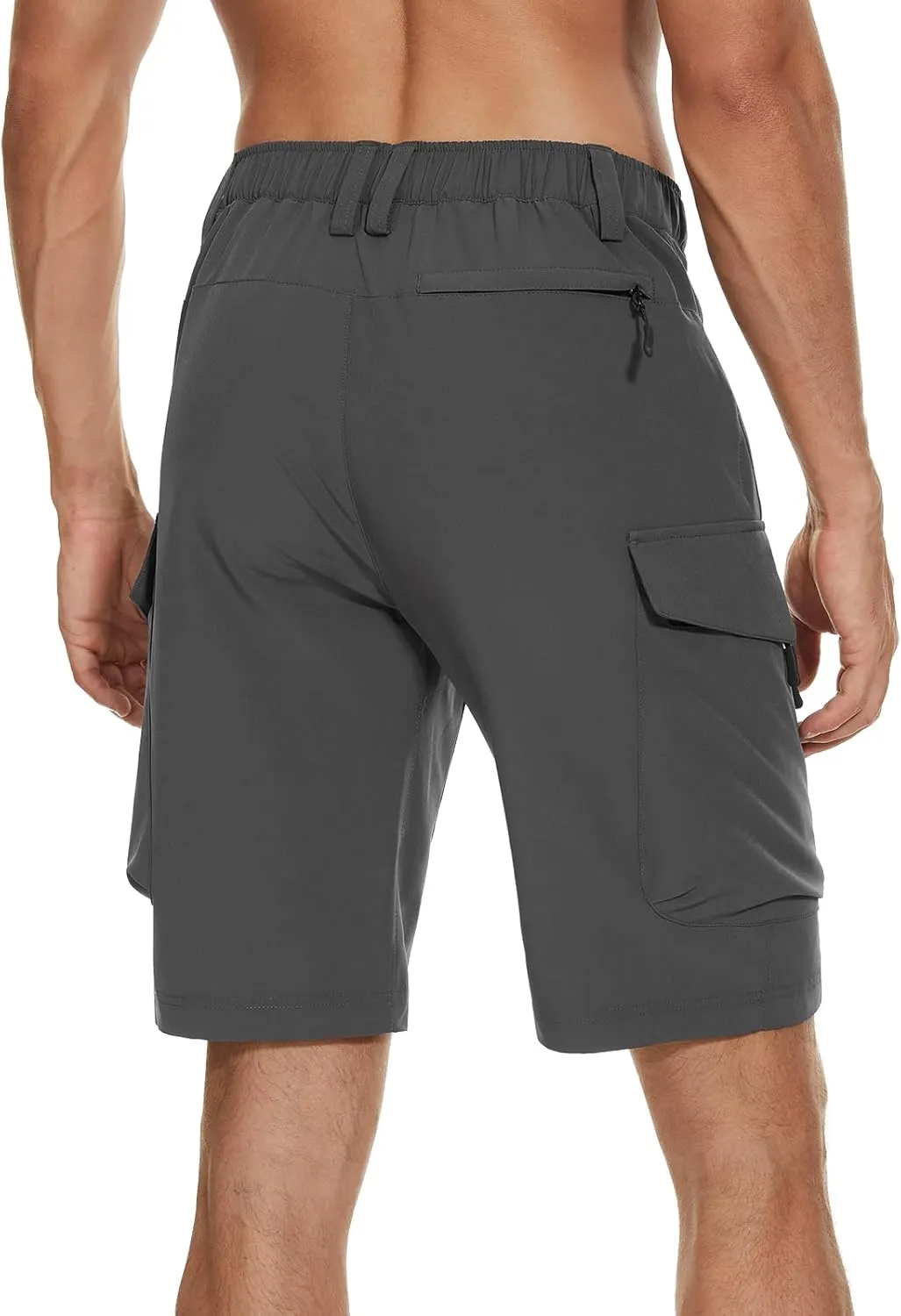 Moosehill Men's Hiking Cargo Shorts with 7 Pockets Quick Dry for Casual Work