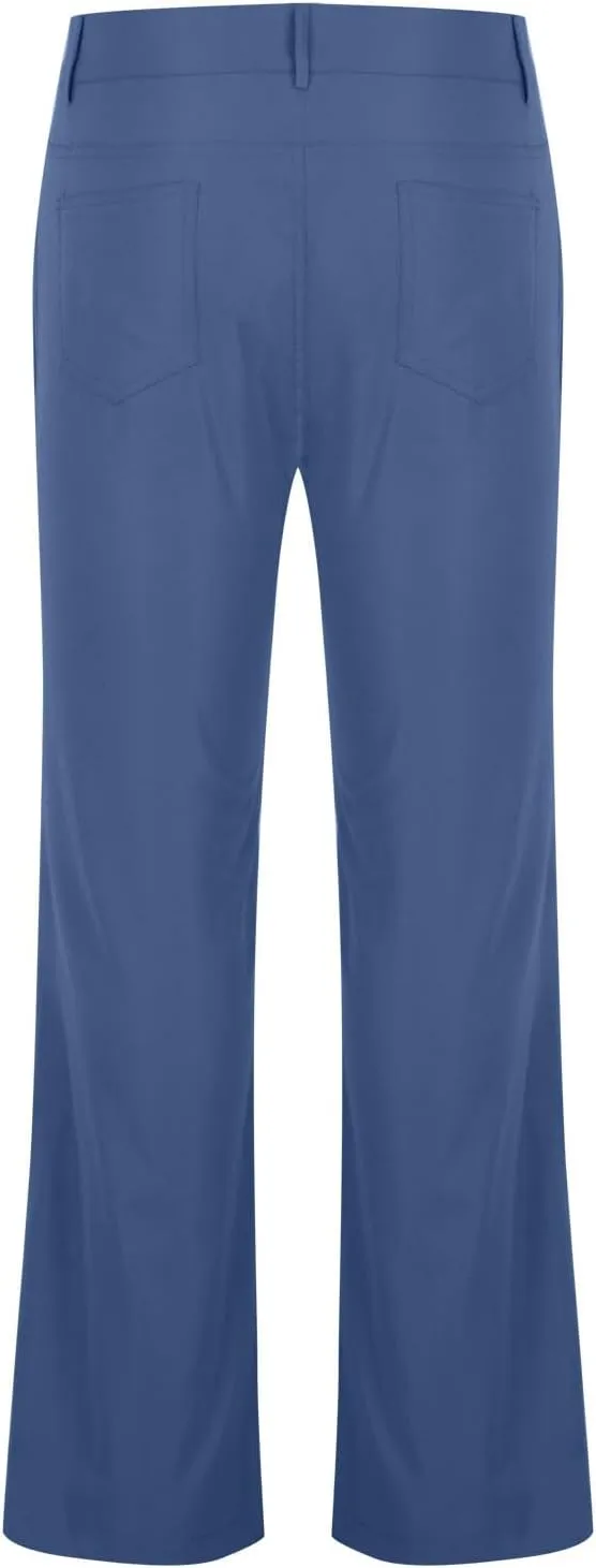Muscularfit Men's Pants Slim Fit Stretch Fashion Chino Bell Bottom Flares Pants Causal Vintage Zipper Button Autumn Trousers
