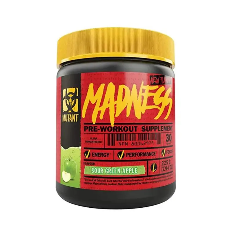 Mutant Madness Pre-Workout 30 Servings Intense Energy