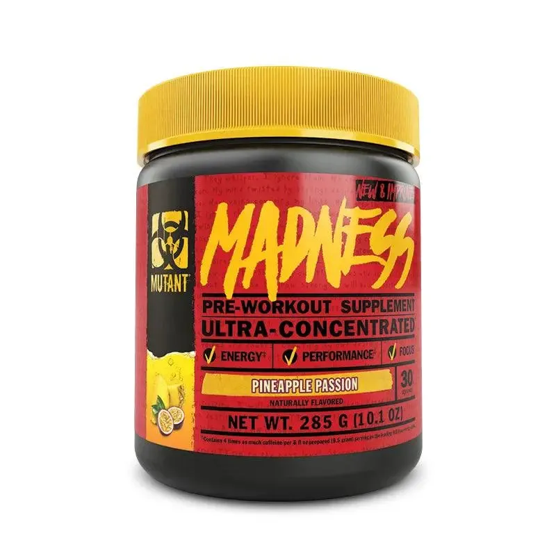Mutant Madness Pre-Workout 30 Servings Intense Energy