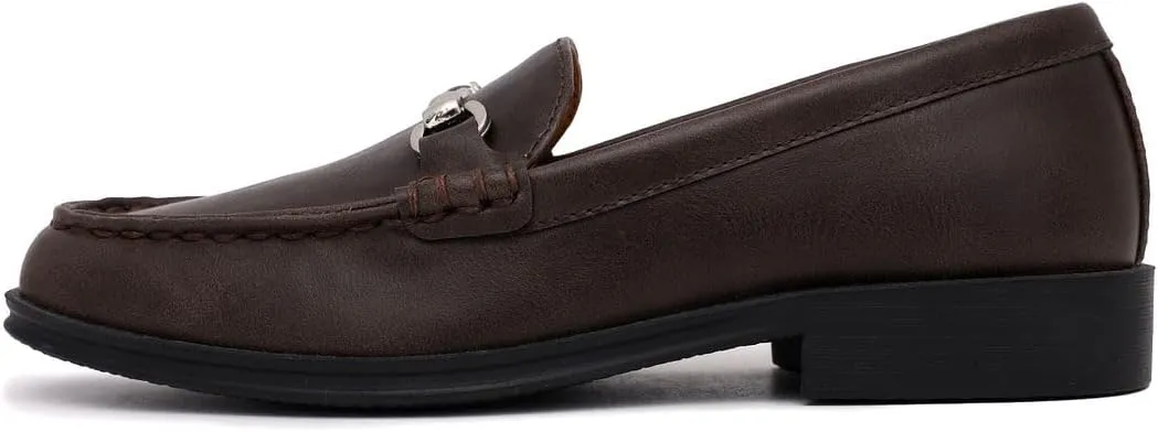 Nine West Boys Loafers Slip On Mocassins Penny Boat Dress Flat Shoes for Kids (Big Kids & Little Kids)