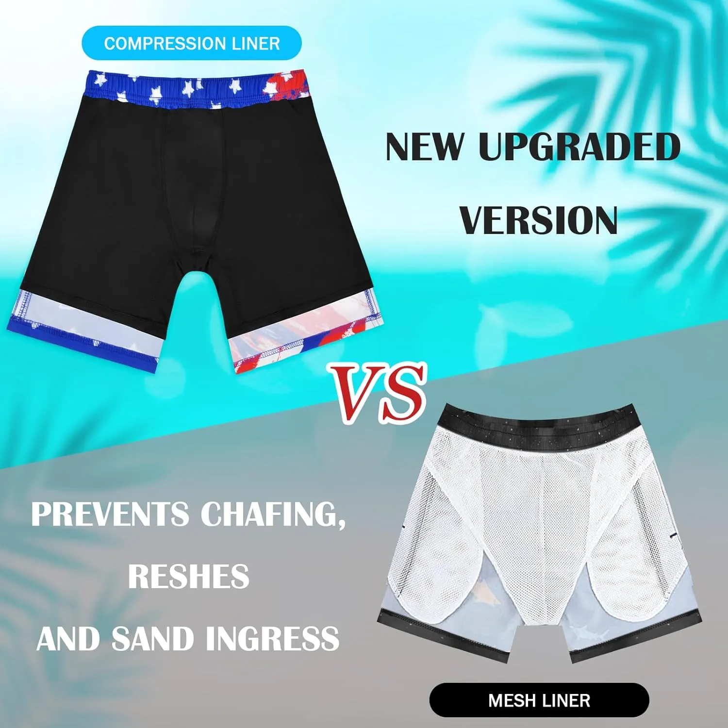 OlyPegic Boys Swim Trunks with Boxer Brief Liner Compression Boy Bathing Suit Quick Dry Beach Swimsuit Toddler Swim Shorts