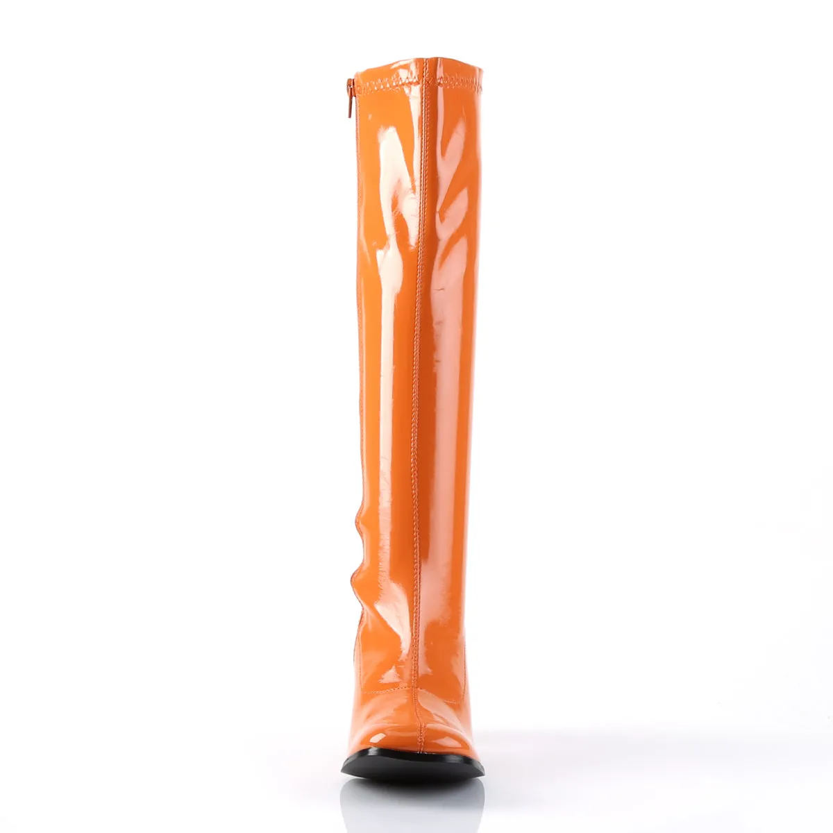 Orange Gogo Boots