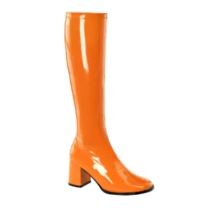 Orange Gogo Boots