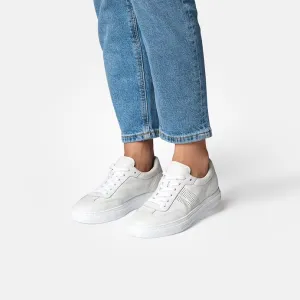 Paul Green H18 Easy Grained White Sneakers