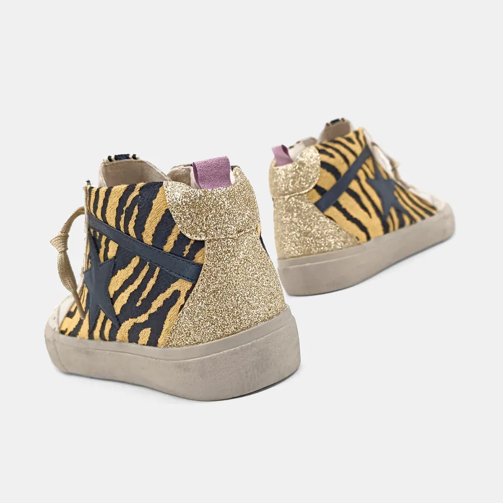 Paulina Tiger Hair Sneakers