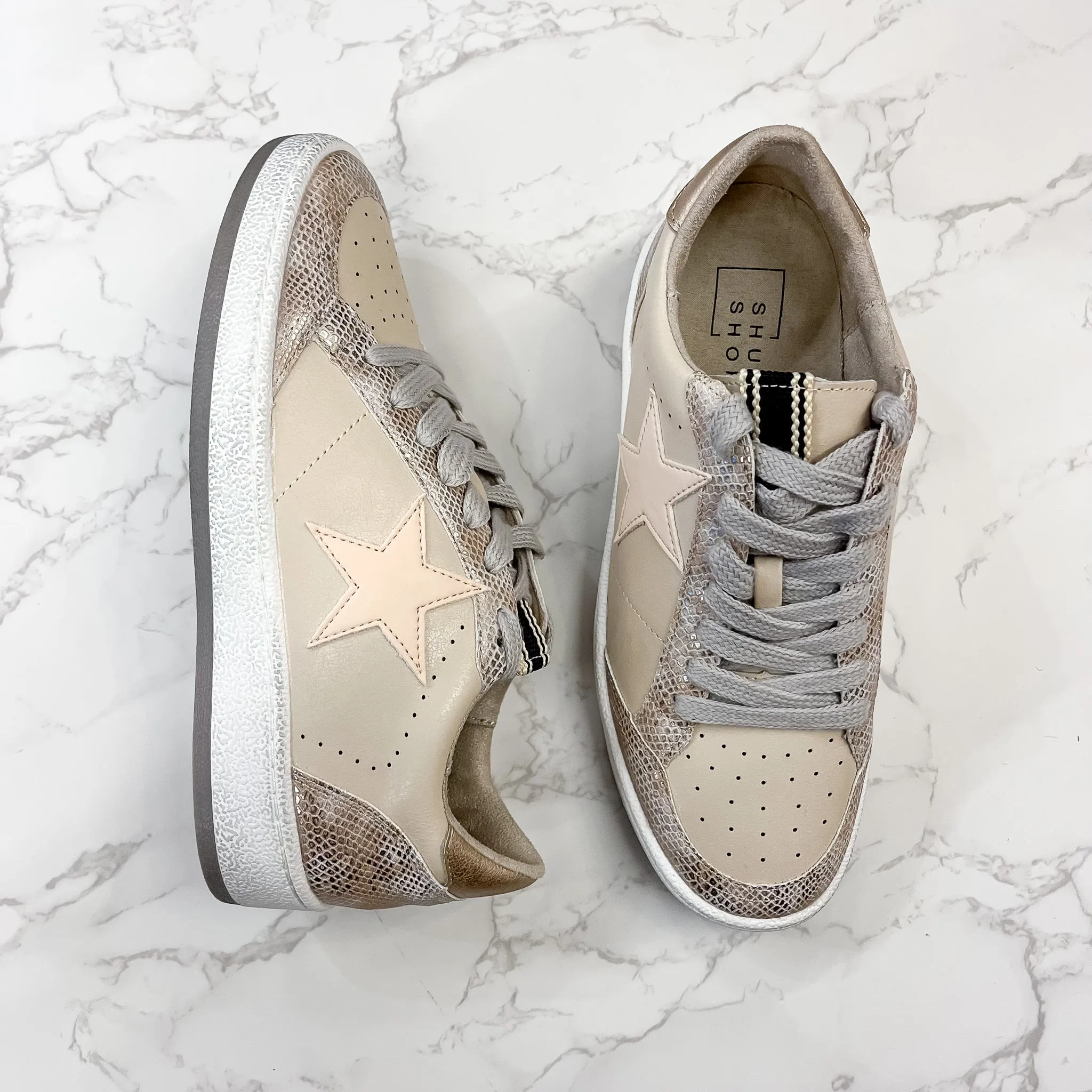 Paz Gold Snake Shu Shop Sneaker
