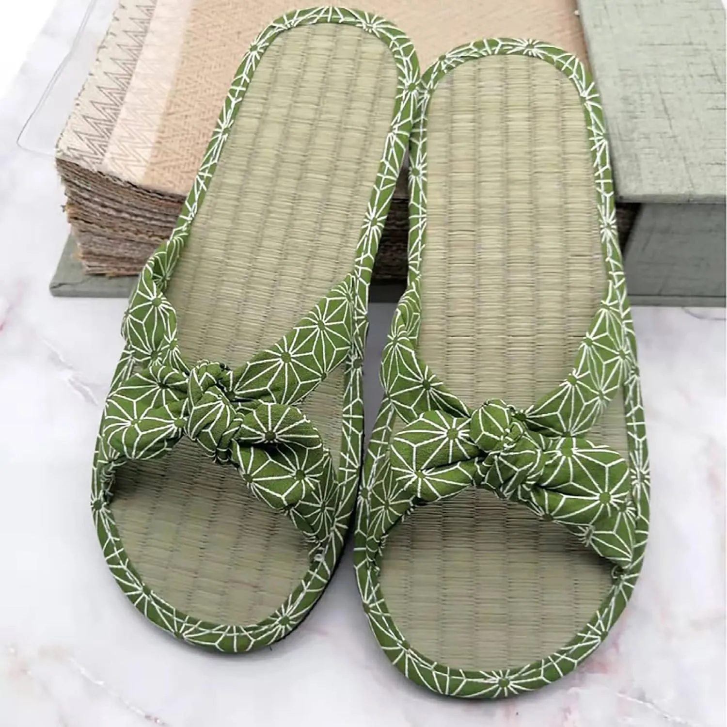 peqiut Casual Sandals Women Flat Orthopedic Sandals for Women Slip On Slippers Comfortable Breathable Casual Sandals