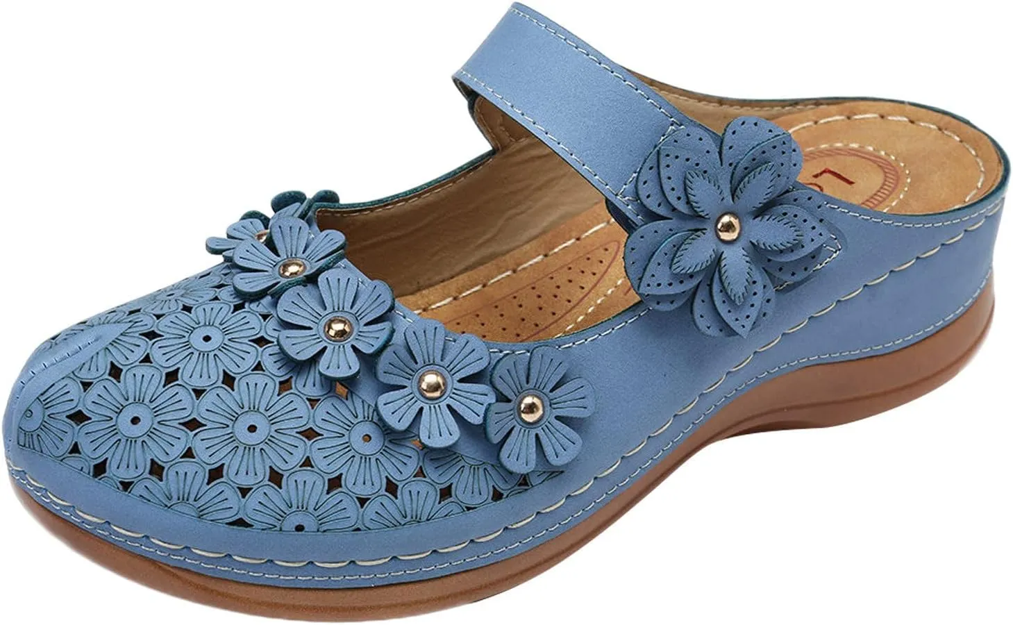 peqiut Casual Sandals Women Orthopedic Sandals for Women Arch Support Strap Shoes Comfortable Slip On Casual Sandals