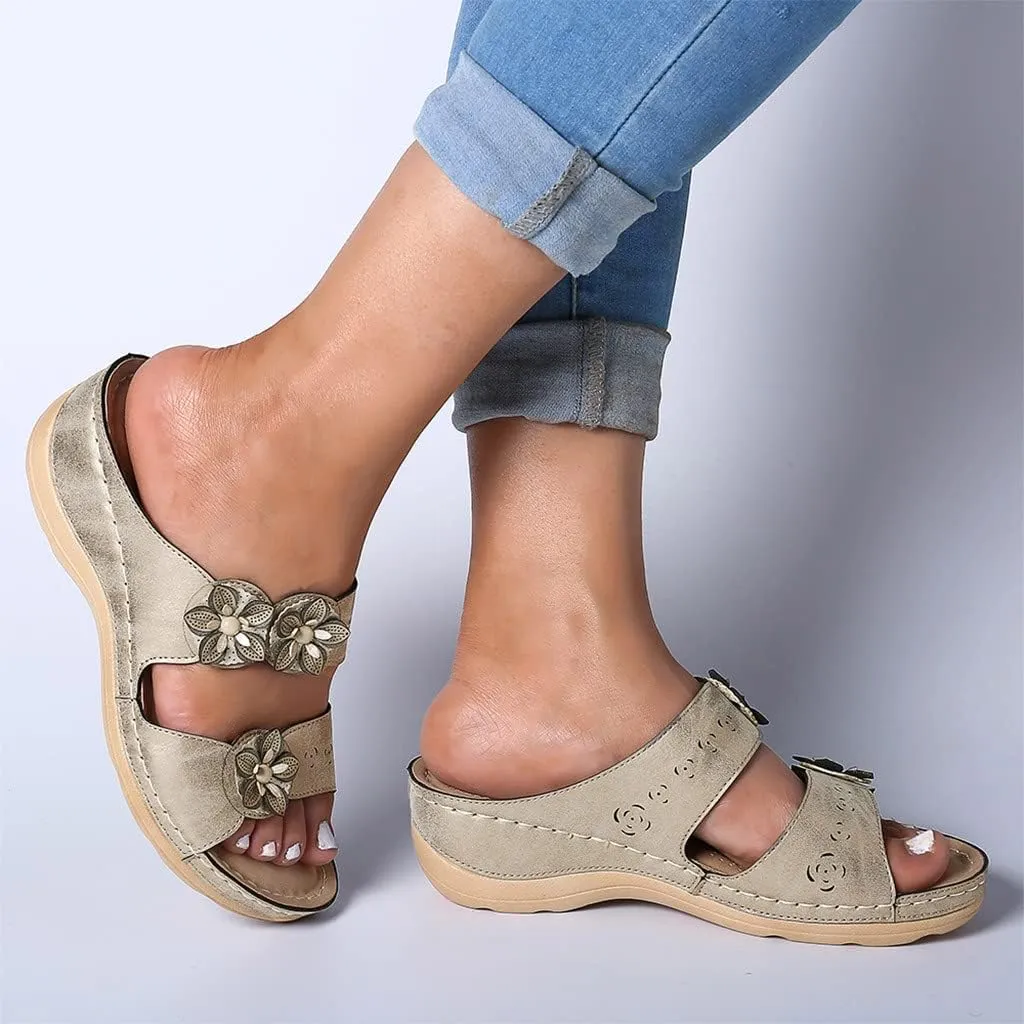 peqiut Casual Sandals Women Platform Sandals for Women Clip Toe Dress Flip Flops Comfortable Casual Sandals