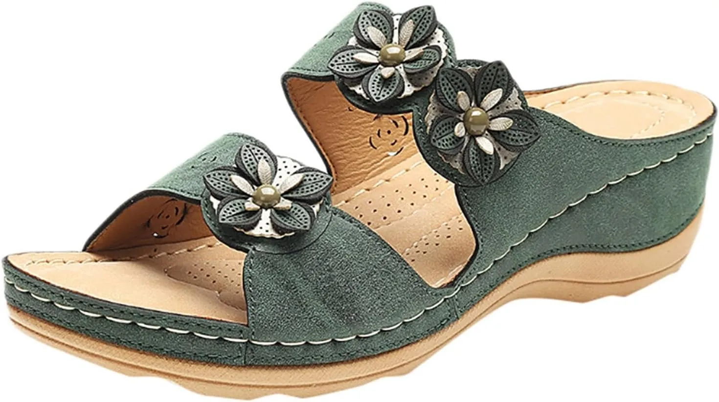 peqiut Casual Sandals Women Platform Sandals for Women Clip Toe Dress Flip Flops Comfortable Casual Sandals