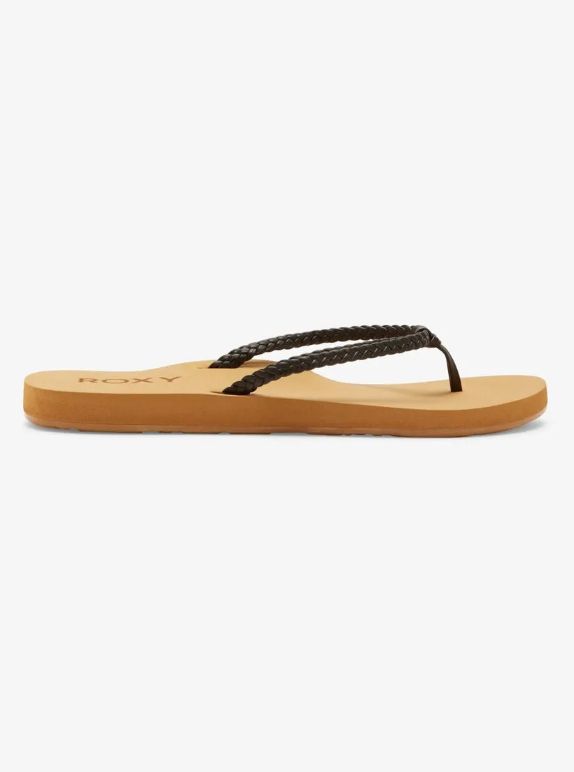 Roxy "Costas II" Women's Flip-Flops - Black
