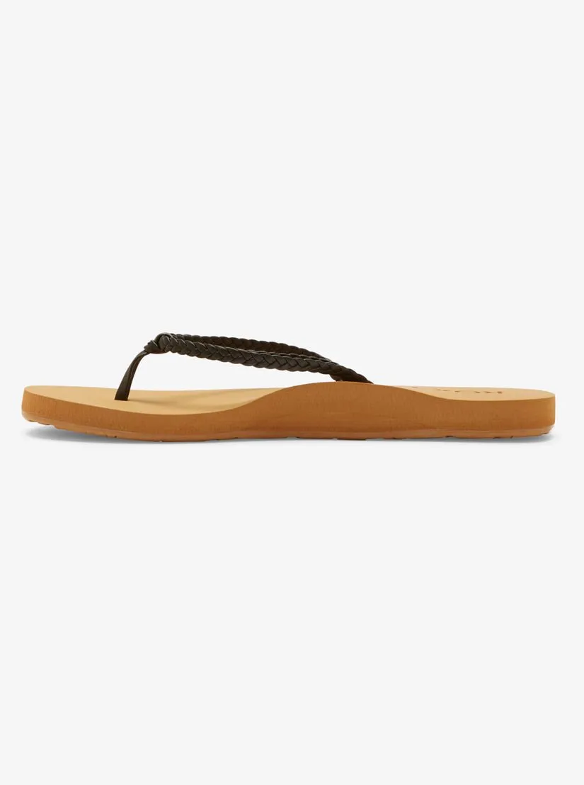 Roxy "Costas II" Women's Flip-Flops - Black