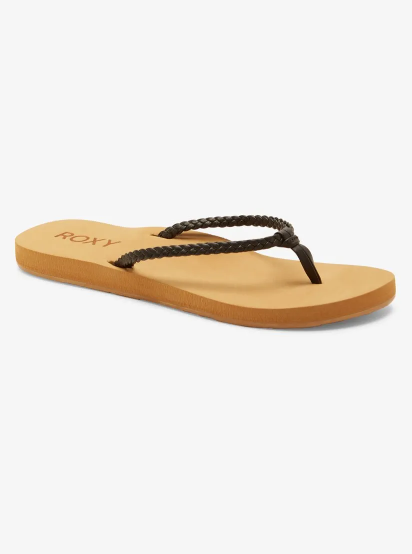 Roxy "Costas II" Women's Flip-Flops - Black