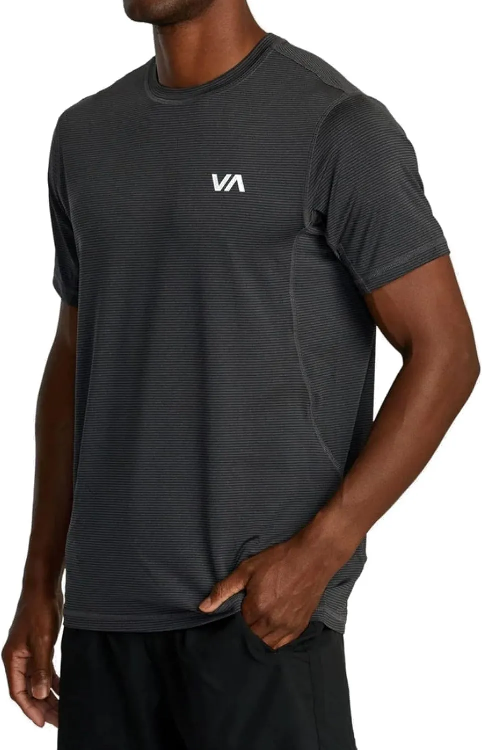 RVCA Men's Sport Vent Stripe Ss