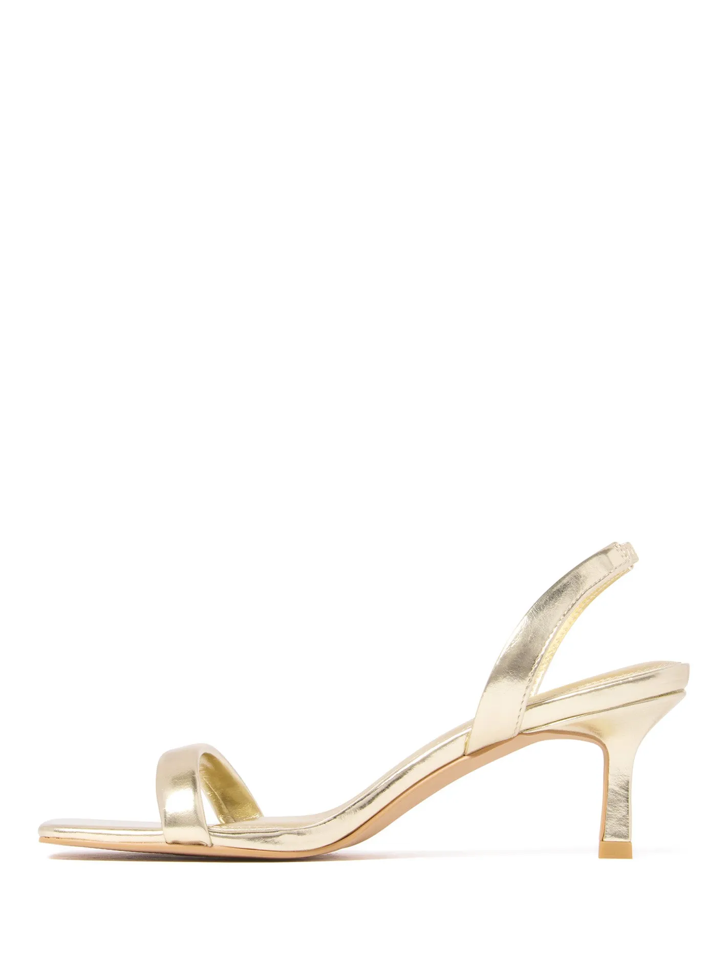 Sally Slingback Mid Heel Sandal