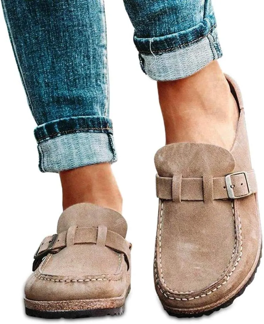 Sandals Women Loafer Flats Platform Shoes Slip on Suede Moccasins Low top Canvas Shoes,04,41