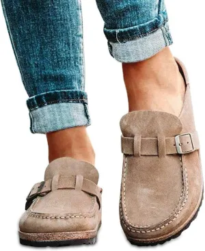 Sandals Women Loafer Flats Platform Shoes Slip on Suede Moccasins Low top Canvas Shoes,04,41