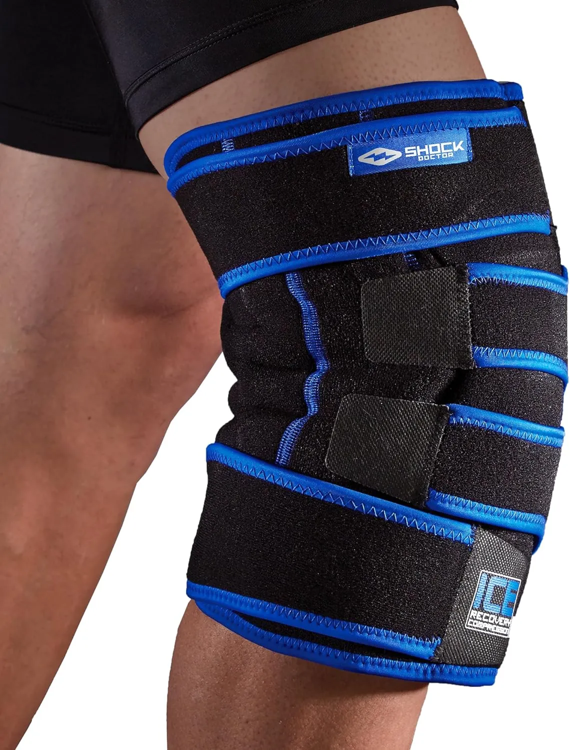 Shock Doctor Ice Recovery Compression Knee Wrap Brace