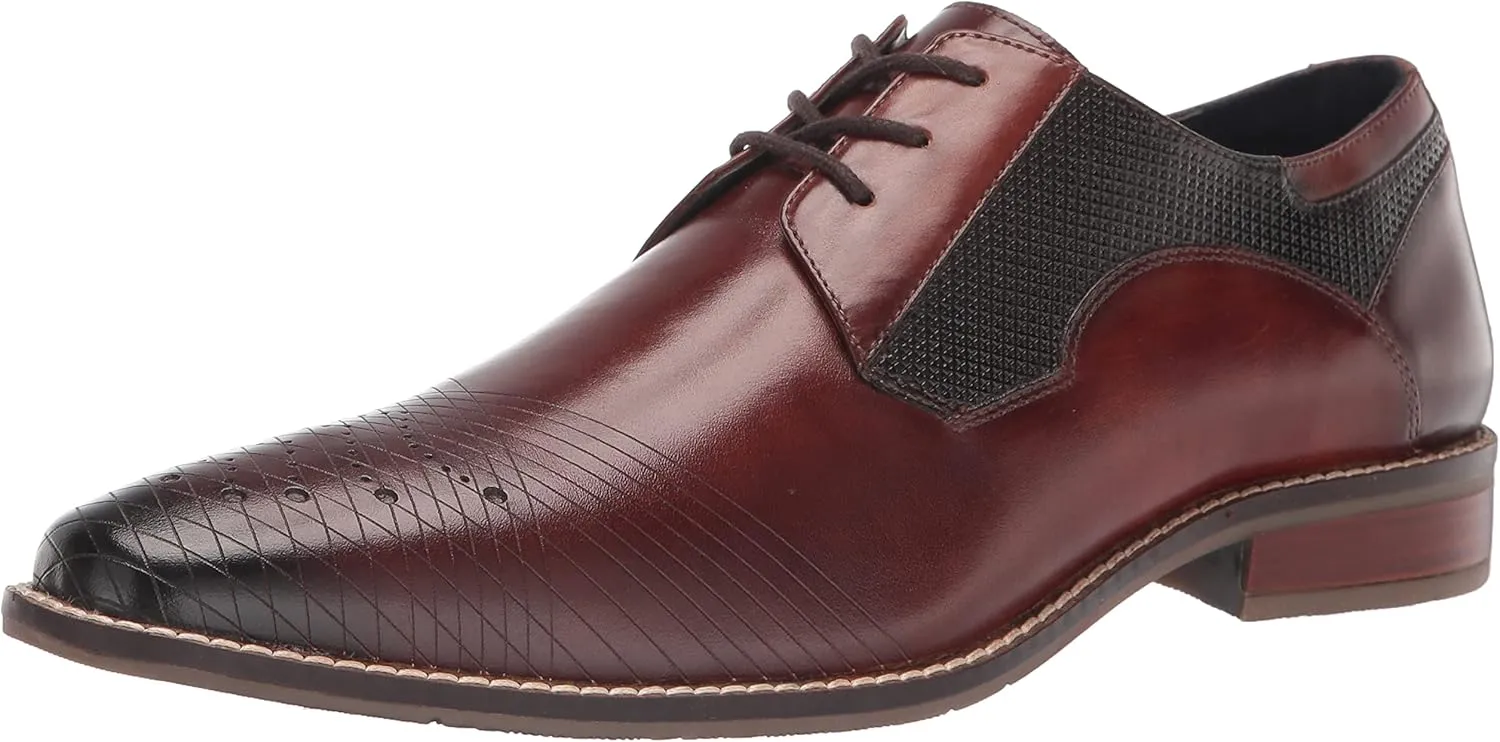 STACY ADAMS Men's Jovian Burnished Leather Oxford