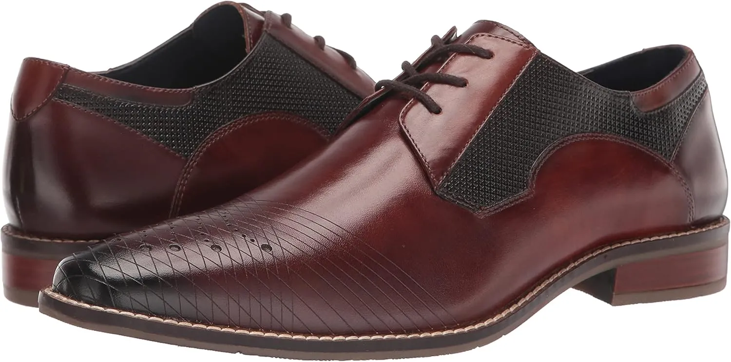 STACY ADAMS Men's Jovian Burnished Leather Oxford