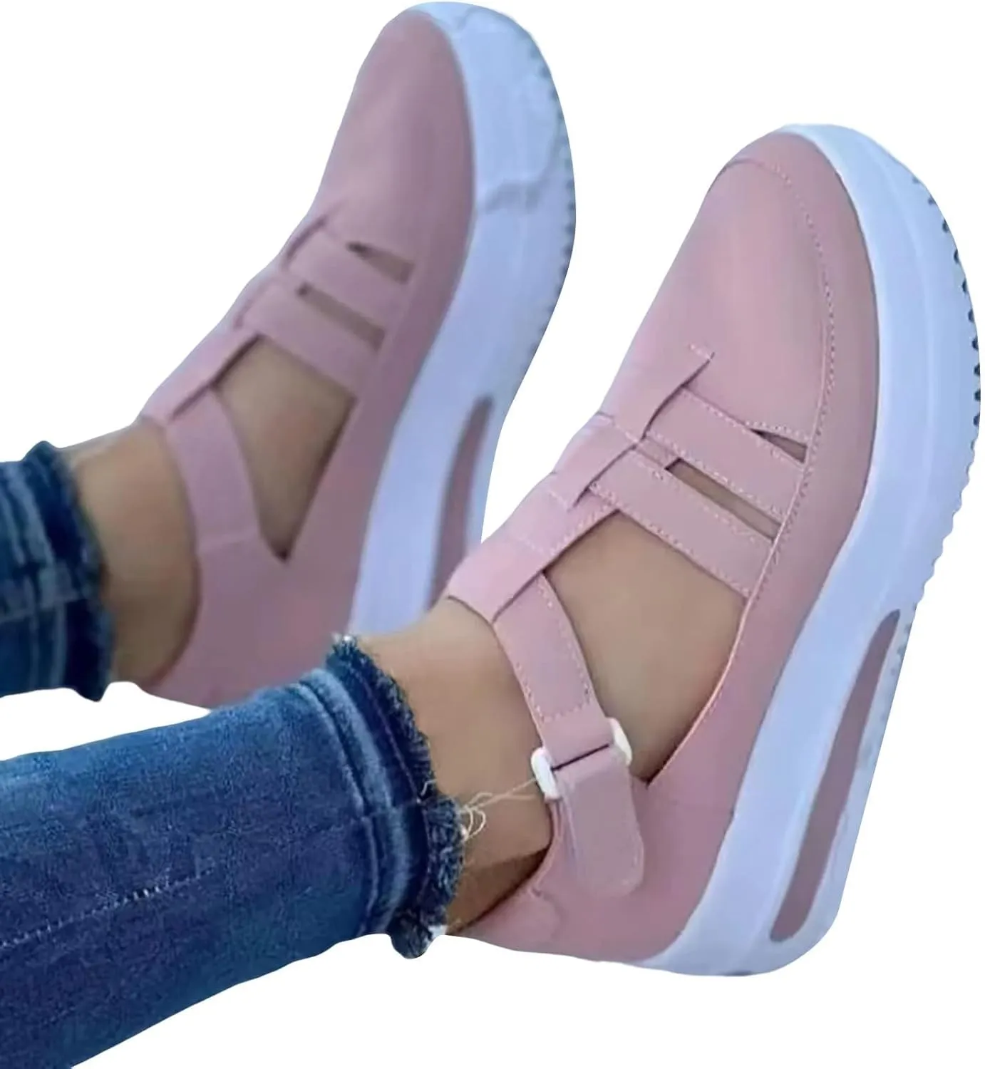 Swezida Shoes for Women Casual Walking Shoes Casual Walking Shoes Orthopedic Arch Diabetes Support Sandals