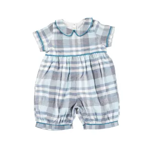 Teal Flannel One Piece
