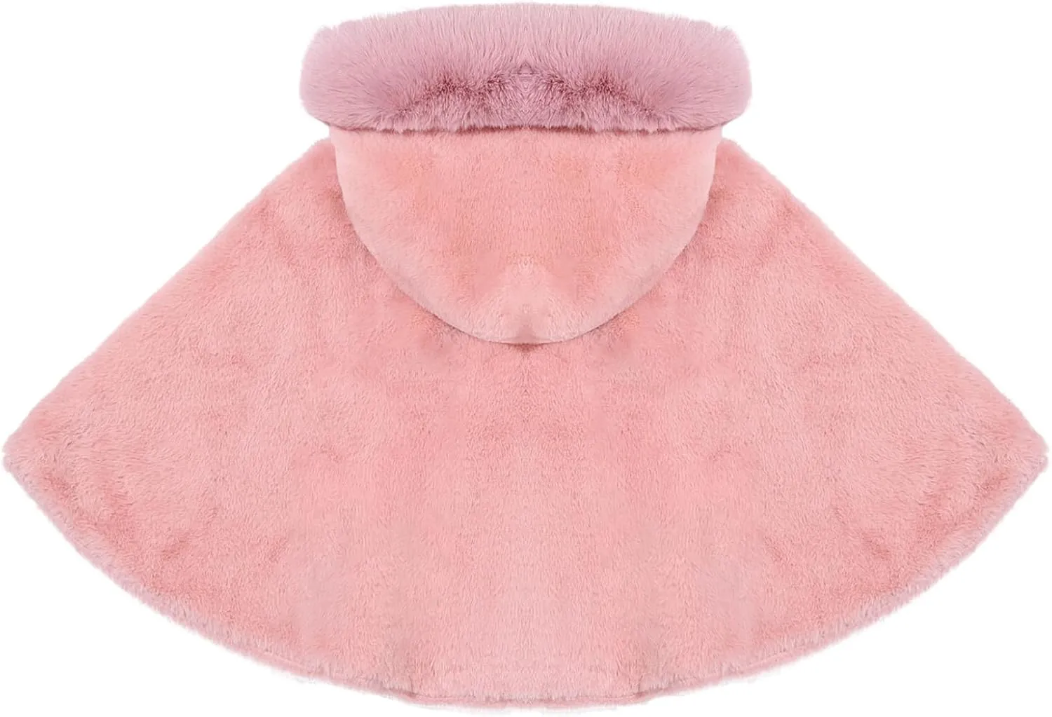 Toddler Baby Fleece Hooded Cloak Capes Poncho Children Fall Winter Coat Snowsuit Outwear