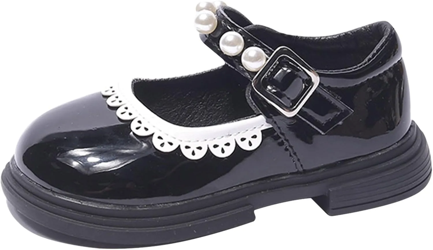 Toddler Baby Girls Dress Shoes Wedding Party School Ankle Strap Ballet Flats Shoes Little Princess Dress up Shoes